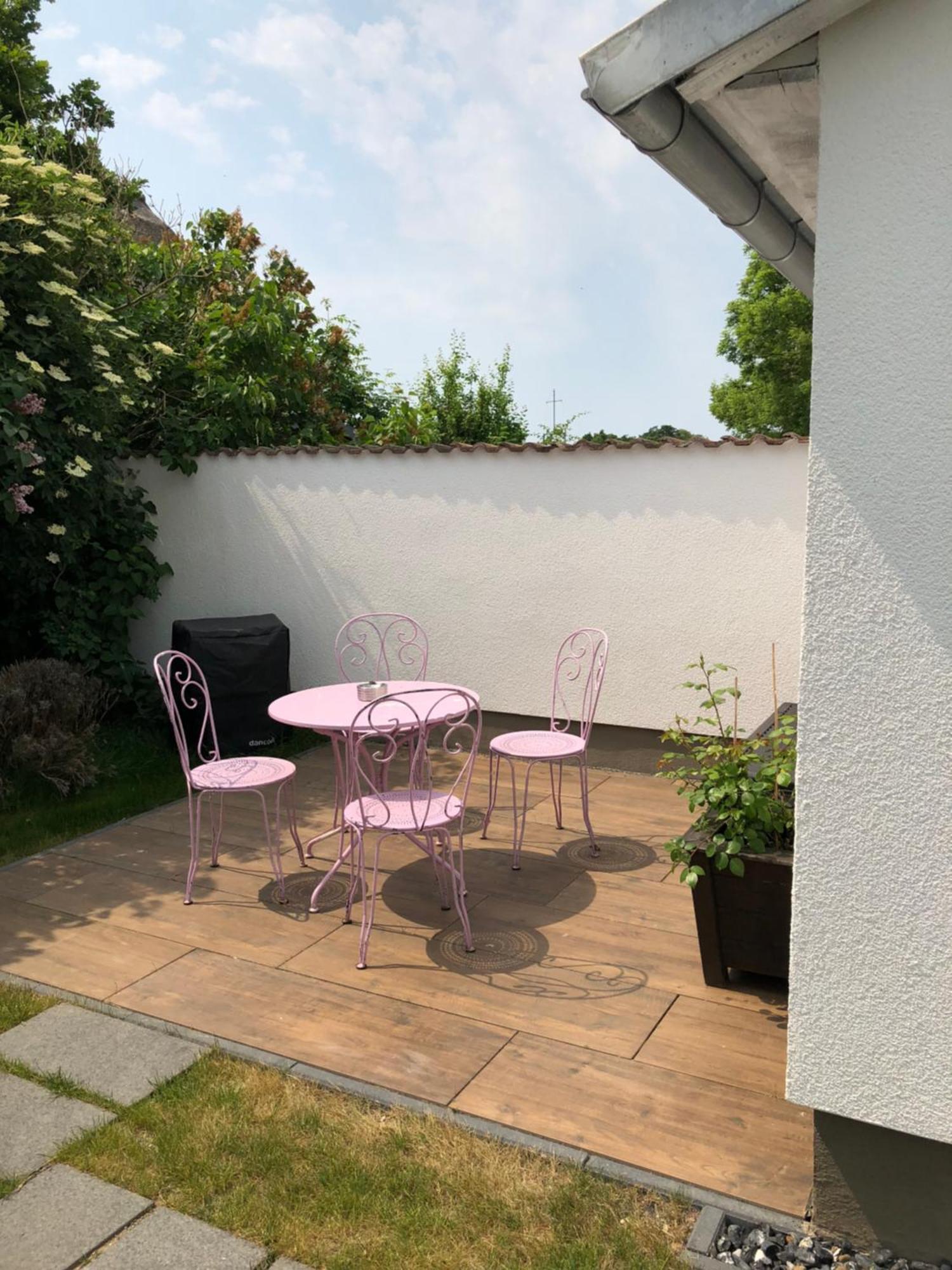 Reetferienhaus - Schaprode Hafen Buitenkant foto